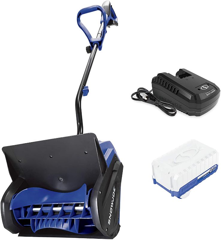 Photo 1 of Snow Joe 24V-SS13 24-Volt iON+ 13-Inch 4-Ah Cordless Snow Shovel, Kit (w/4-Ah Battery + Quick Charger)
