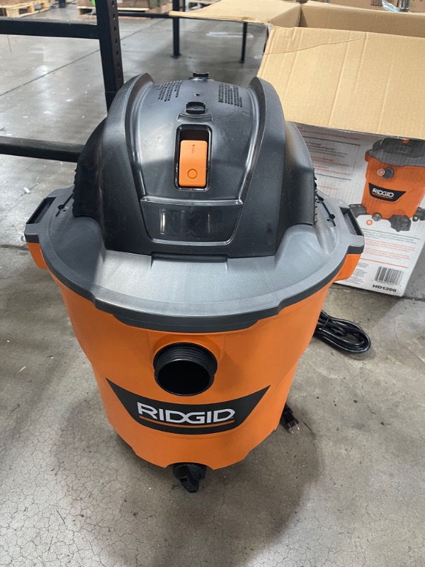 Photo 2 of RIDGID 12 Gal 5.0-Peak HP NXT Wet/Dry Shop Vacuum W/Filter, Hose & Accessories
