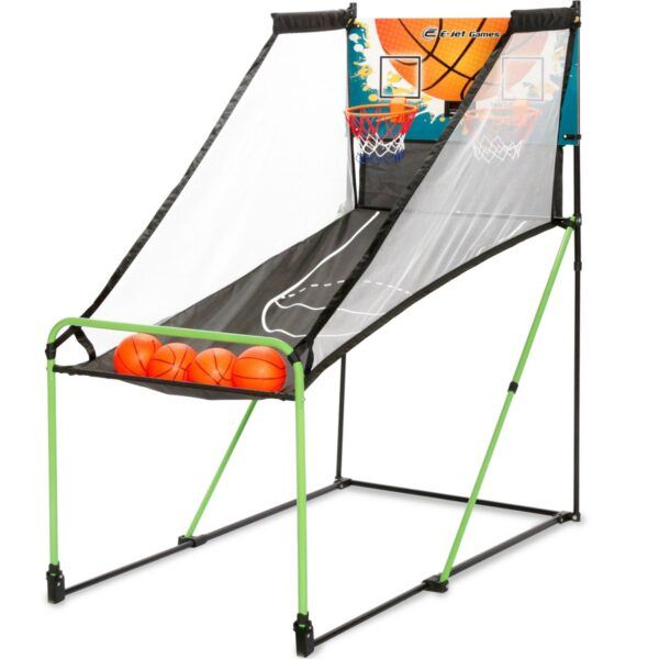 Photo 1 of E-Jet Basketball Arcade Game, Gifts for Boys & Girls, Children Teens & Adults | Dual Shot 10 Mins Setup 16-in-1 Games, Birthday Christmas Party
