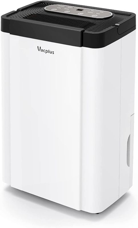 Photo 1 of Vacplus 4,000 Sq. Ft. Dehumidifier 60 Pints Dehumidifier with Drain Hose with Effortless Humidity Control with Universal Wheels for Home Medium Spaces and Basements (Nickname: VA-D1909)
