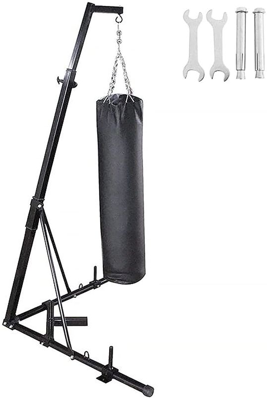 Photo 1 of BotaBay Upgrate Folding Boxing Heavy Bag Stand Height Adjustable Sandbag Rack Portable 330LB Heavy Duty Punch Bag Stand Free Standing for Home?ONLY Stand?
PARTS ONLY