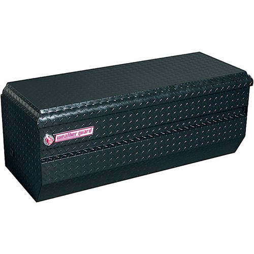 Photo 1 of Weather Guard Truck Chest Tool Box - Aluminum, Black Diamond Plate, Rotary Latch, 47Inch L X 20.25Inch W X 19.25Inch H, Model 674-5-01
