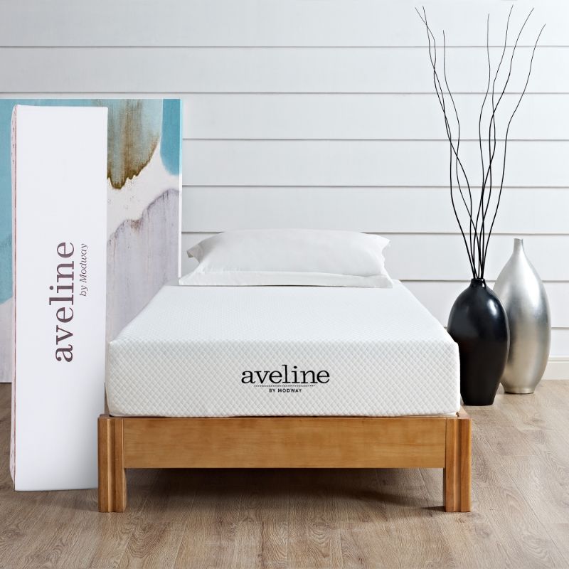 Photo 2 of Aveline 8in. Medium Memory Foam Tight Top Twin Mattress