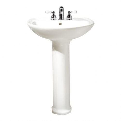 Photo 1 of American Standard Cadet/Colony White Bathroom Sink Pedestal Base (PEDESTAL ONLY)