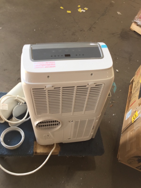 Photo 3 of BLACK+DECKER 8,000 BTU DOE (14,000 BTU ASHRAE) Portable Air Conditioner with Remote Control, White