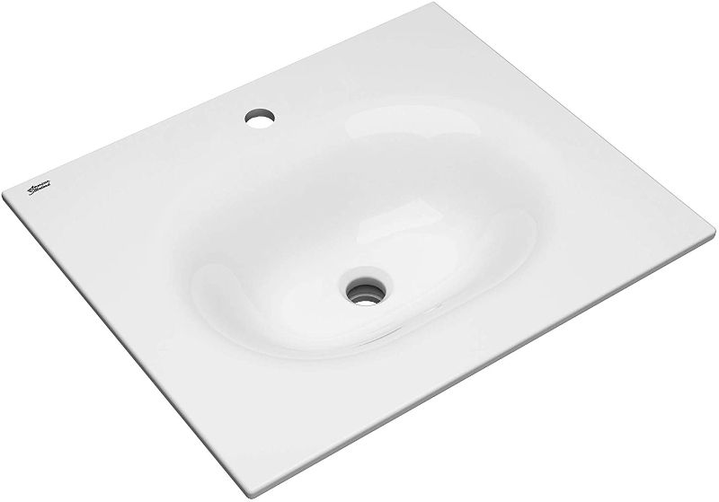 Photo 1 of American Standard 1297001.020 Studio S 24-inch Vanity Top Sink – Center Hole, White
**MINOR CRACK DAMAGE**