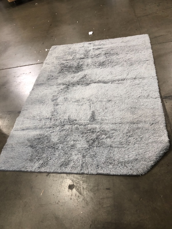 Photo 1 of 5 x 8 grey fur area rug 