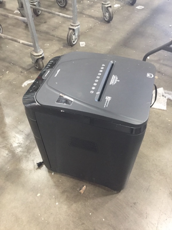 Photo 1 of amazon basics paper shredder 