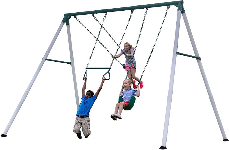 Photo 1 of Backyard Discovery Big Brutus Heavy-Duty Metal A-Frame Swing Set
BOX 1 OF 3 PARTS ONLY