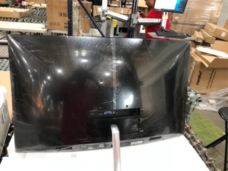 Photo 1 of Philips 328E1CA 32" Curved Monitor, 4K UHD, 120% sRGB, Adaptive-Sync, Speakers, Vesa, 4Yr Advance Replacement Warranty
**COULD NOT TURN  ON, MISSING POWED BRICK TO POWER ON, USED**