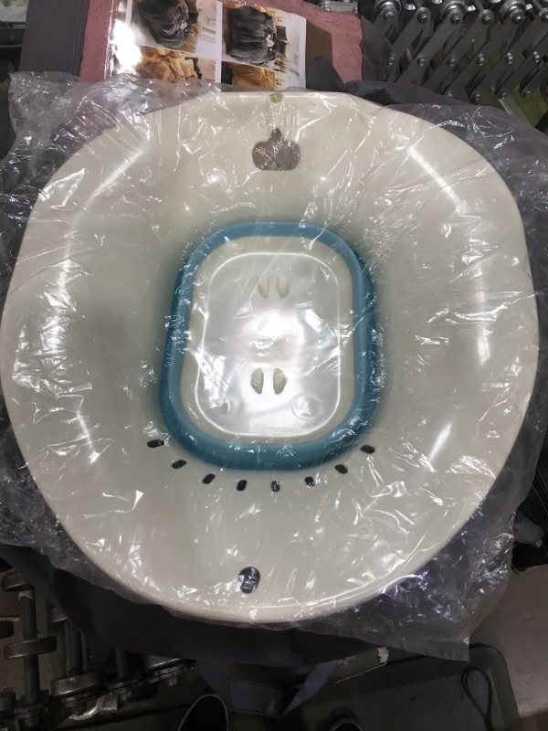 Photo 1 of Sitz Bath for Over The Toilet Postpartum Care Anal Postoperative Care Basin, for Hemorrhoids and Perineum Treatment, Alleviate Vaginal or Anal Inflammation Naturally, Heavy Duty Foldable Easy to Store
