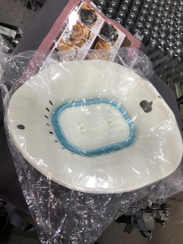 Photo 1 of Sitz Bath for Over The Toilet Postpartum Care Anal Postoperative Care Basin, for Hemorrhoids and Perineum Treatment, Alleviate Vaginal or Anal Inflammation Naturally, Heavy Duty Foldable Easy to Store
