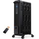 Photo 1 of Space Heater, TaoTronics 1500W Oil Filled Radiator Heaters with 3 Heating Mode, 24-Hrs Timer for Auto-On & Off, Remote Control, Tip-over Protection Electric Portable Heater for Indoor Use Home Office
**DOES NOT FUNCTION, MISSING REMOTE**
