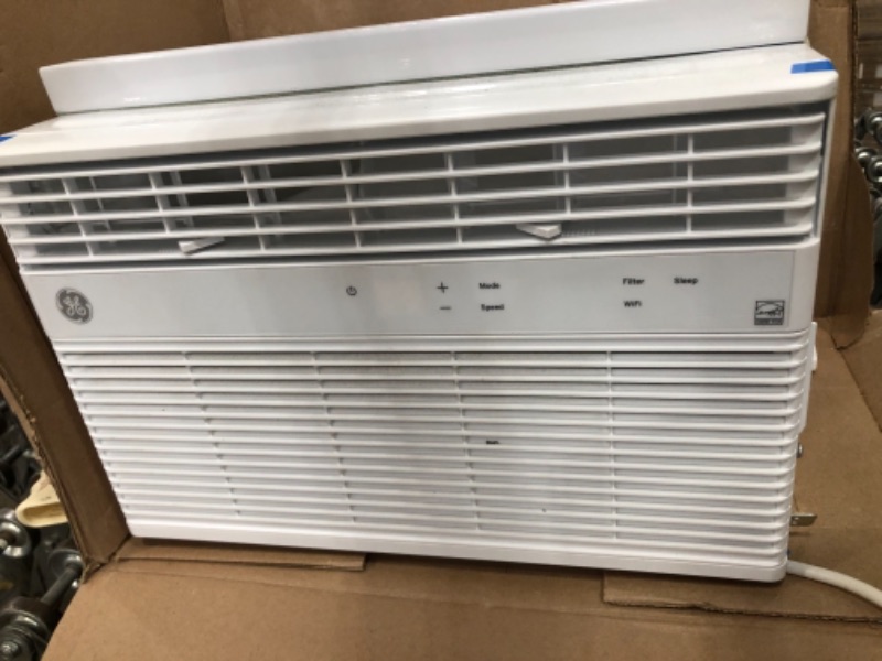 Photo 1 of GE Energy Star 10,000 BTU Smart Electronic Window Air Conditioner for Medium Rooms up to 450 sq ft, White
**USED**