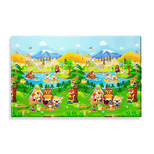 Photo 1 of BABY CARE™ Large Baby Play Mat in Let's Go Camping

