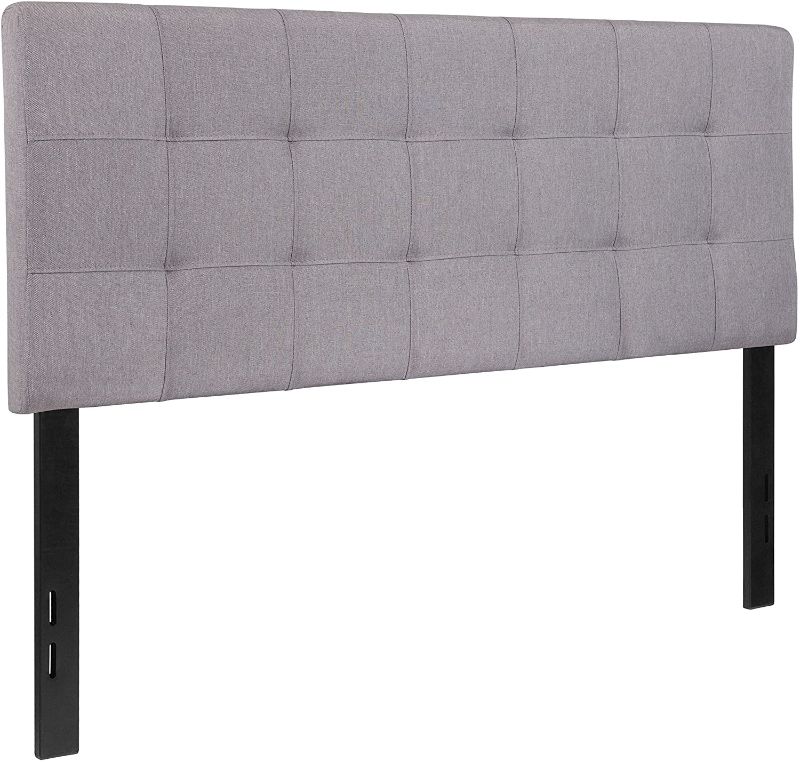 Photo 1 of 
Flash Furniture Bedford Tufted Upholstered KING Headboard in Light Gray Fabric