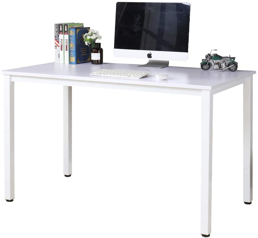 Photo 1 of  47 inches Desk Computer Desk Home Office Table Writing Desk Study-WHITE 