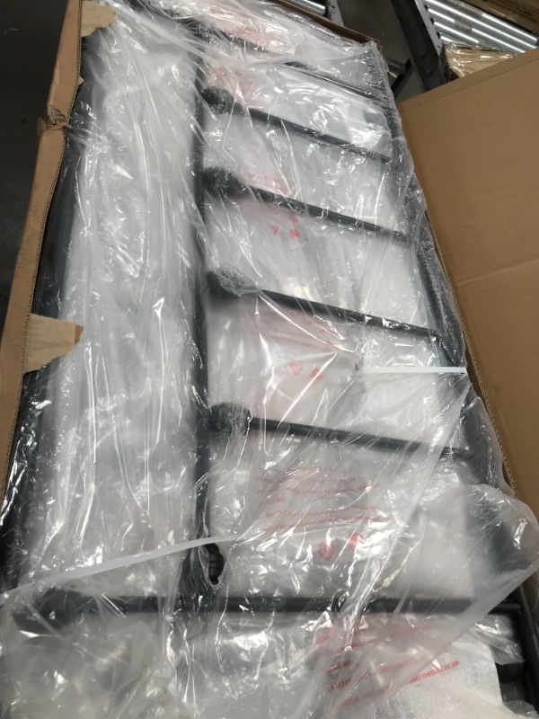 Photo 1 of Platform Steel Bed Frame FULL  Size Bed Mattress Foundation Support with Headboard and Footboard No Box Spring Need Metal Platform Bed- FULL 