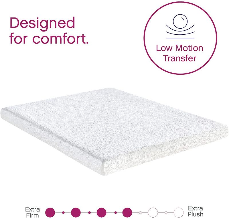 Photo 1 of 
Classic Brands 4.5-Inch Memory Foam Replacement Mattress for Sleeper Sofa Bed Full