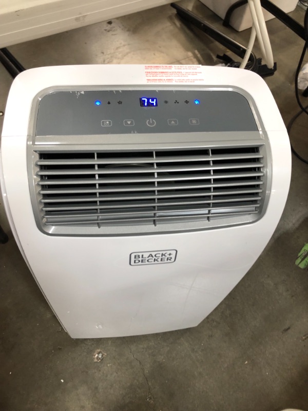 Photo 6 of BLACK+DECKER BPT06WTB Portable Air Conditioner with Remote Control, 6,000 BTU SACC/CEC (10,000 BTU ASHRAE), Cools Up to 250 Square Feet, White