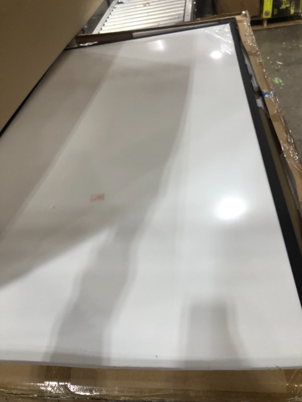 Photo 1 of Best-Rite 62406 Trek Mobile Double Sided Dry Erase Whiteboard Easel Room Divider, 65"H x 34.75"W, Frame, Black
INCOMPLETE: BOX 2/2, ONLY BOARD INCLUDED