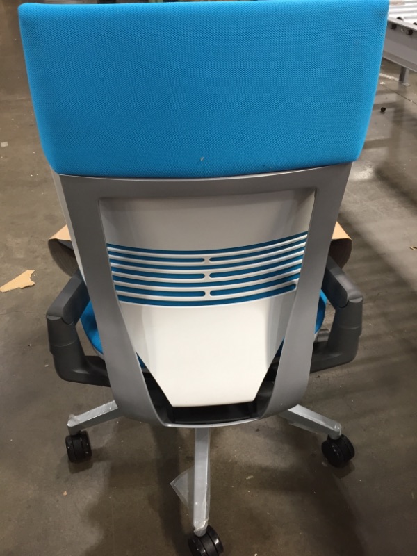 Photo 1 of Steelcase Gesture Office Chair - Dusk Steelcase Leather, Low Seat Height, Shell Back, Light on Light Frame, Polished Aluminum Base
NOT BOXED!