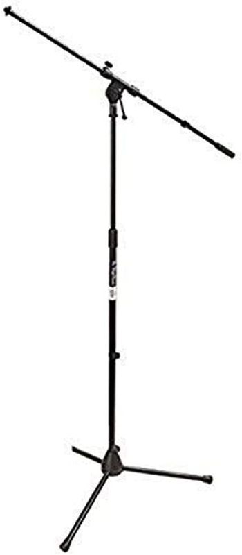 Photo 1 of On-Stage MS7701B Tripod Microphone Boom Stand & On-Stage Hot Wires XLR Microphone Cable, 15 Feet

