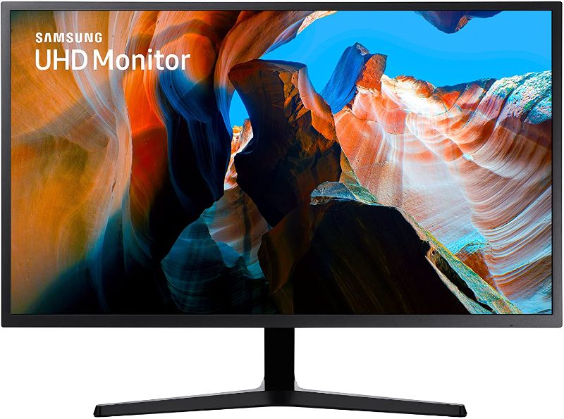 Photo 1 of SAMSUNG 32 inch UJ59 4k monitor (LU32J590UQNXZA) - UHD, 3840 x 2160p, 60hz, 4ms, Dual monitor, laptop monitor, monitor stand / riser / mount compliant, AMD...
