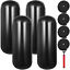 Photo 1 of 4 New Ribbed Boat Fenders 10"x28" Black Center Hole Bumpers Mooring Protection
