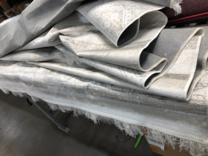 Photo 1 of Nuloom Viscose 6' X 9' Rectangle Area Rugs With Gray Finish 200DCRS04A-609

