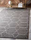 Photo 1 of 5' x 8' Lattice Frieze Rug
