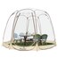 Photo 3 of Alvantor Beige Plastic Round Pop-up Gazebo (Exterior: 12-ft x 11-ft)
