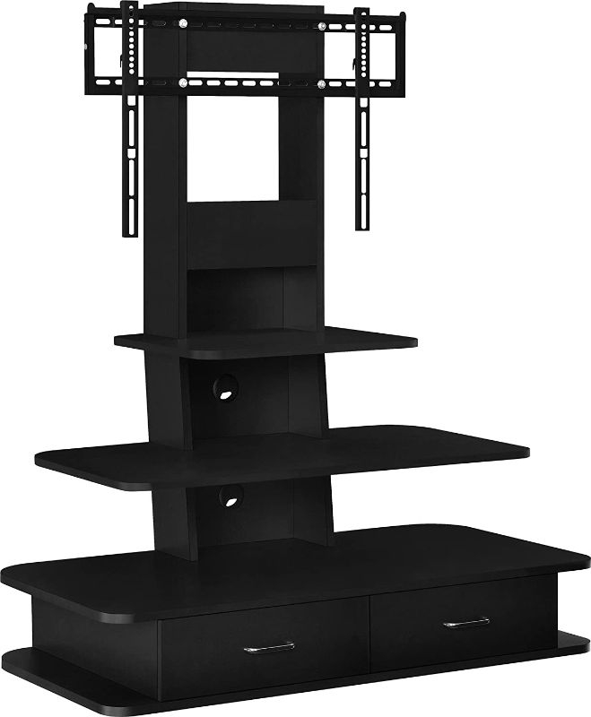 Photo 1 of Ameriwood Home Galaxy TV Stand with Mount and Drawers for TVs up to 70" Wide, Black
PARTS ONLY: NO MANULE