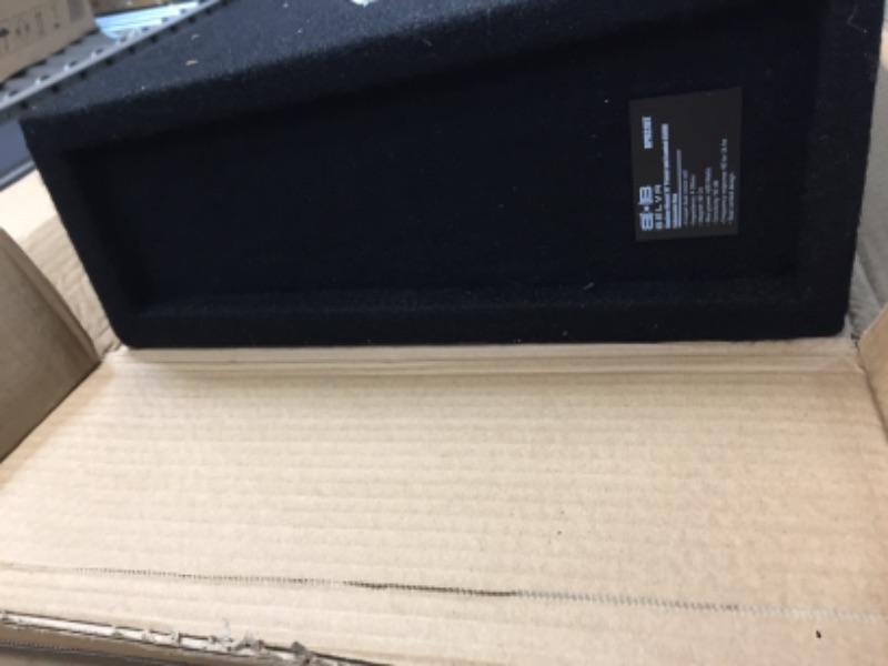 Photo 1 of Belva 600 Watt Peak Shallow-Mount 10-inch Amplified Loaded Subwoofer Box
