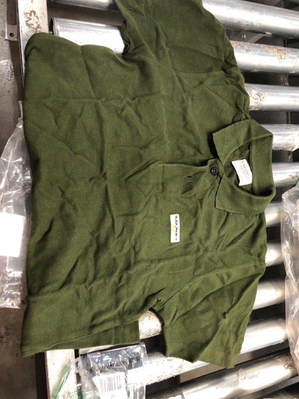 Photo 2 of NUDIE JEANS CO - COLLAR T SHIRT, GREEN/SMALL