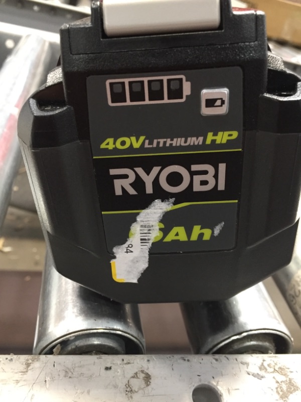 Photo 6 of Ryobi 40-Volt Lithium-Ion 6.0 Ah High Capacity Battery
NOT BOXED!