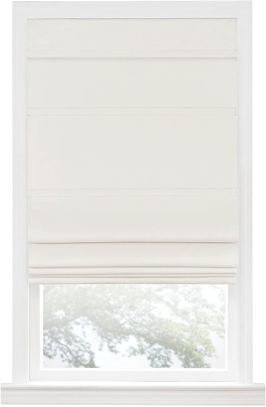 Photo 1 of Achim Home Furnishings Achim Home Imports Cordless Blackout Window Roman Shade 35" X 64", IVORY