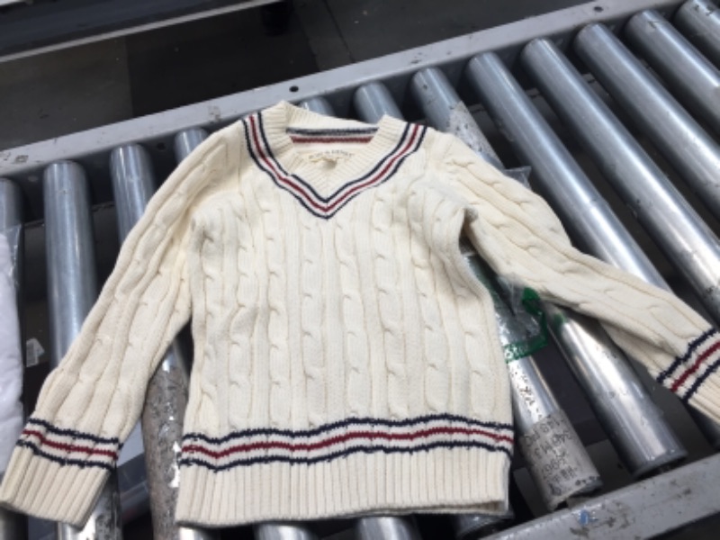 Photo 5 of Hope & Henry Boys' Long Sleeve V-Neck Cricket Sweater
XXSMALL