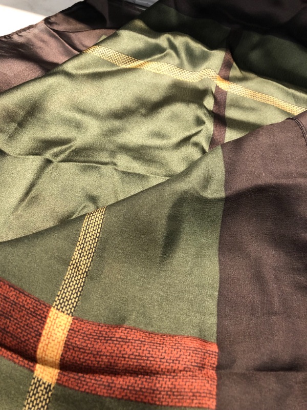 Photo 3 of SILK SCARF, GREEN/ORANGE/BROWN