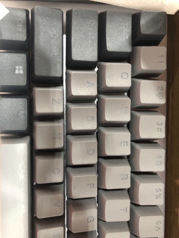 Photo 7 of Drop ALT Mechanical Keyboard — 65% (67 Key) Gaming Keyboard, Hot-Swap Switches, Programmable Macros, RGB LED Backlighting, USB-C, Doubleshot PBT, Aluminum Frame (Kaihua Box White, Gray)
