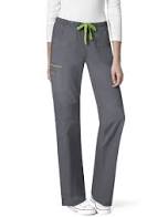 Photo 1 of WonderWink Women's Wonderflex Joy Denim Style Staight Leg Scrub Pant
