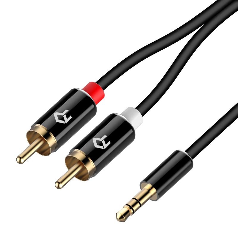 Photo 1 of Rankie 3.5mm to 2-Male RCA Adapter Audio Stereo Cable, 6 Feet
