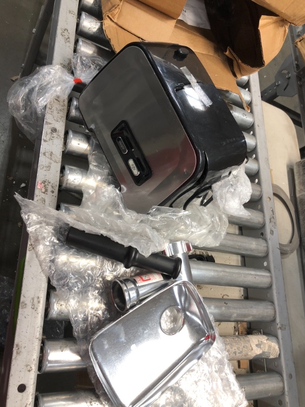 Photo 1 of Altra Electric Meat Grinder, 6-IN-1 Meat Mincer& Vegetable Slicer/Shredder& Sausage Stuffer, Burger/Slider Maker, 2 Meat Claws, Kubbe Kits, 3 S/S Plates, 2 Blades, Concealed Storage Box, Heavy Duty
