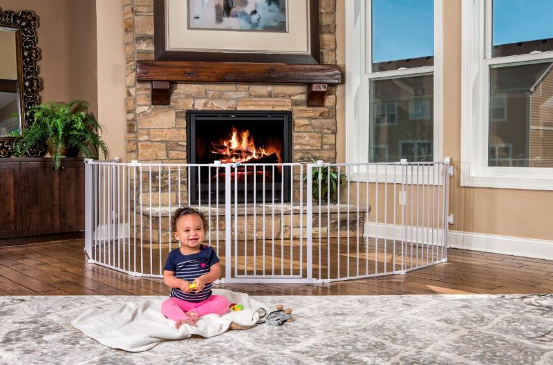 Photo 1 of Regalo 192-Inch Super Wide Adjustable Baby Gate and Play Yard, 4-In-1, Bonus Kit, Includes 4 Pack of Wall Mounts
