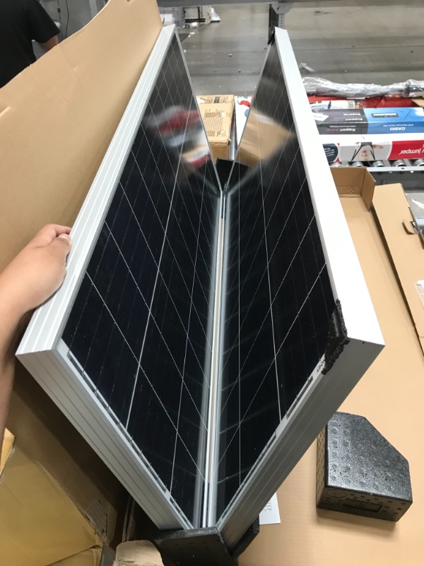 Photo 5 of Renogy Solar Panel 2pcs 100 Watt 12 Volt Monocrystalline, 2-Pack Compact Design
