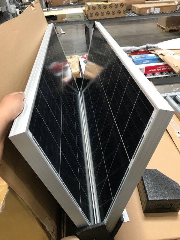 Photo 3 of Renogy Solar Panel 2pcs 100 Watt 12 Volt Monocrystalline, 2-Pack Compact Design
