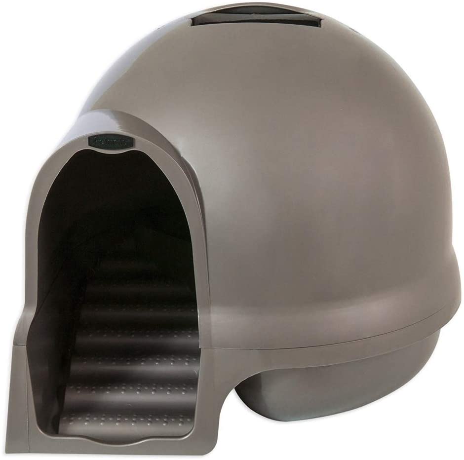 Photo 1 of Booda Dome Cleanstep Litter Box, Nickel