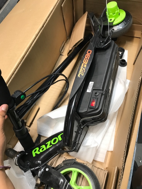 Photo 2 of Razor Power Core E90 Electric Scooter - Hub Motor, Up to 10 mph and 80 min Ride Time, for Kids 8 and Up
