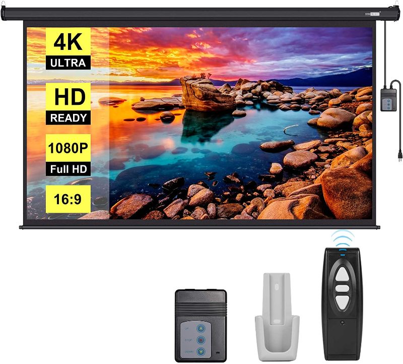 Photo 1 of VIVOHOME 100 Inch Electric Motorized Projector Screen with Remote