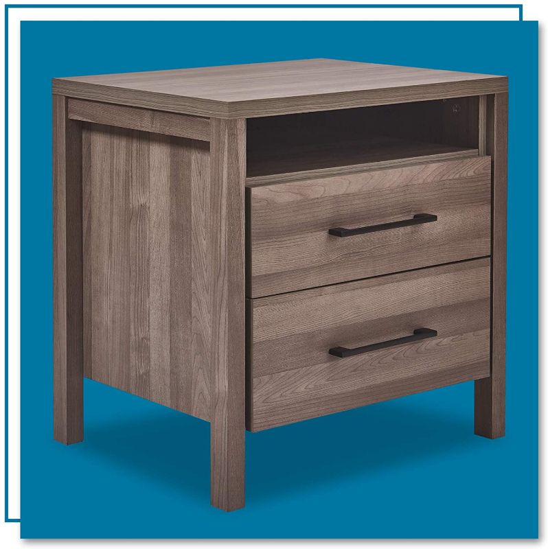 Photo 1 of Albers Contemporary Wood 2-Drawer Night Stand
